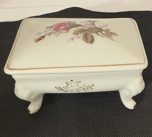 Vtg pink rose and gold - vtg,