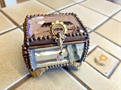 Beveled glass french jewelery - beveled,